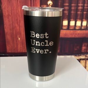 Black Stainless Steel insulated  Tumbler - Best Uncle Ever